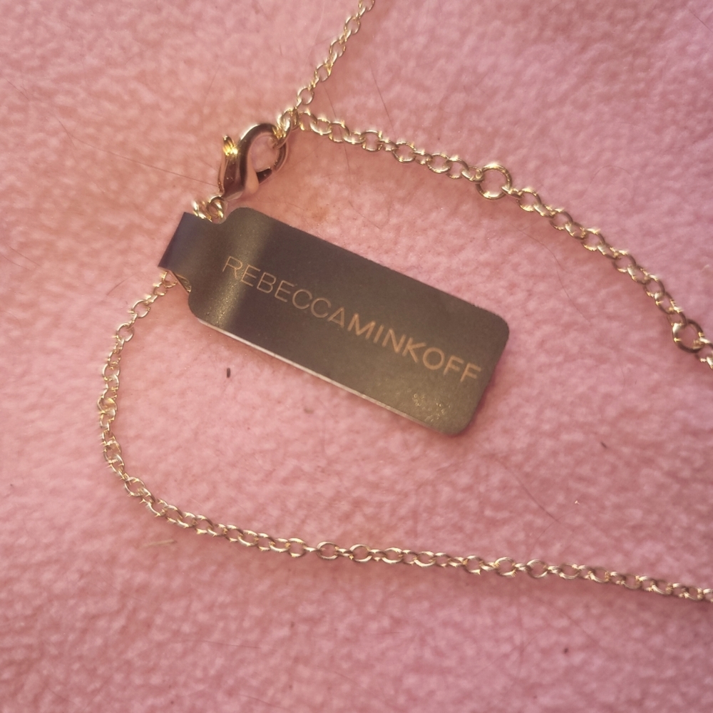 Rebecca Minkoff gold tone necklace